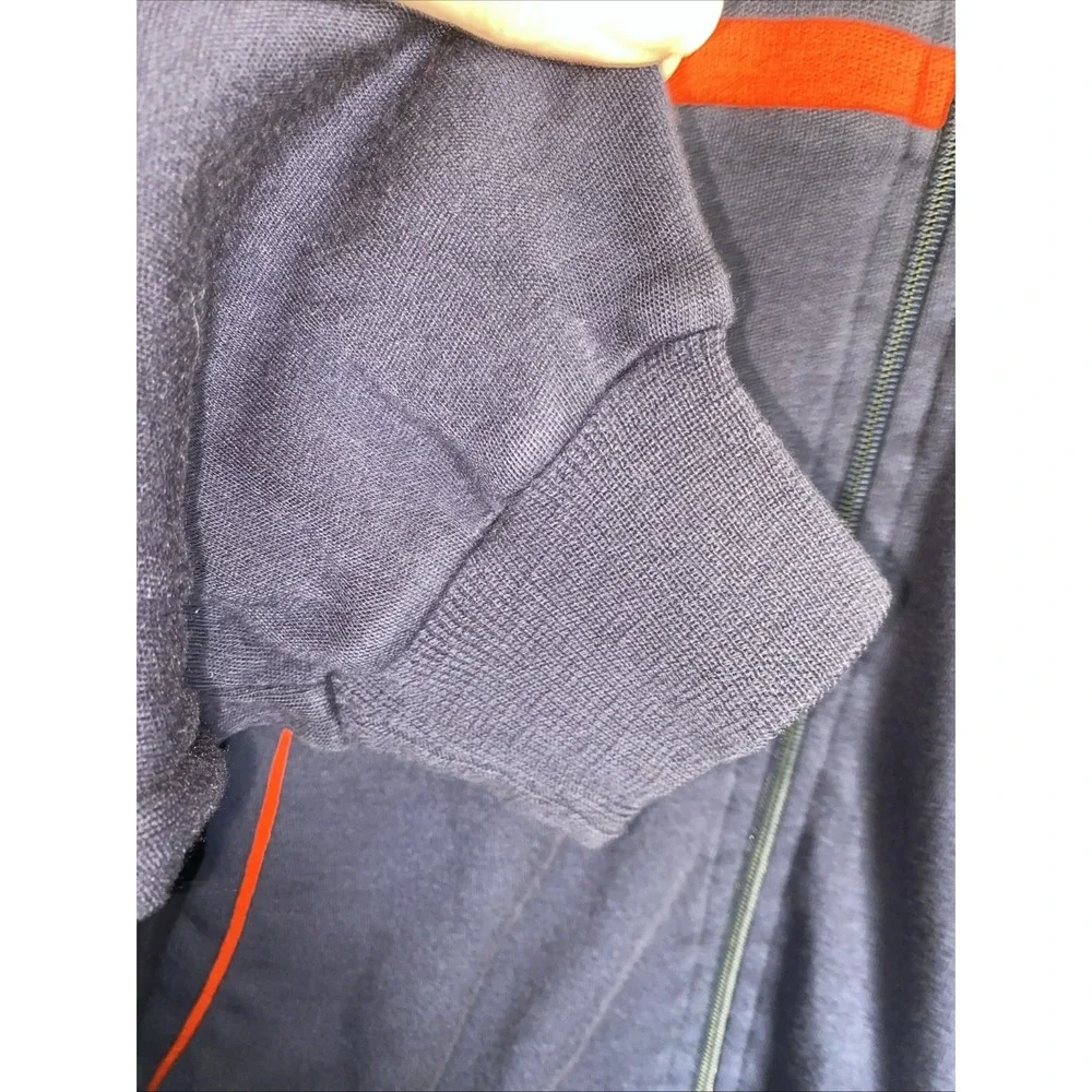 Vintage Track & Court Tennis Jacket Men's Medium Full Zip Jacket 1970's Striped‎
